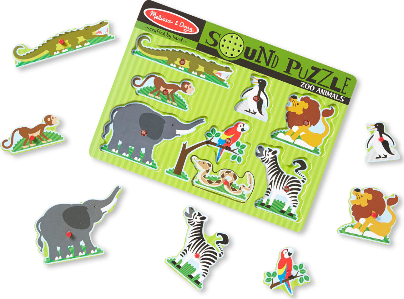 Zoo Animals Sound Puzzle (previously item # 727) – Toys on the Square