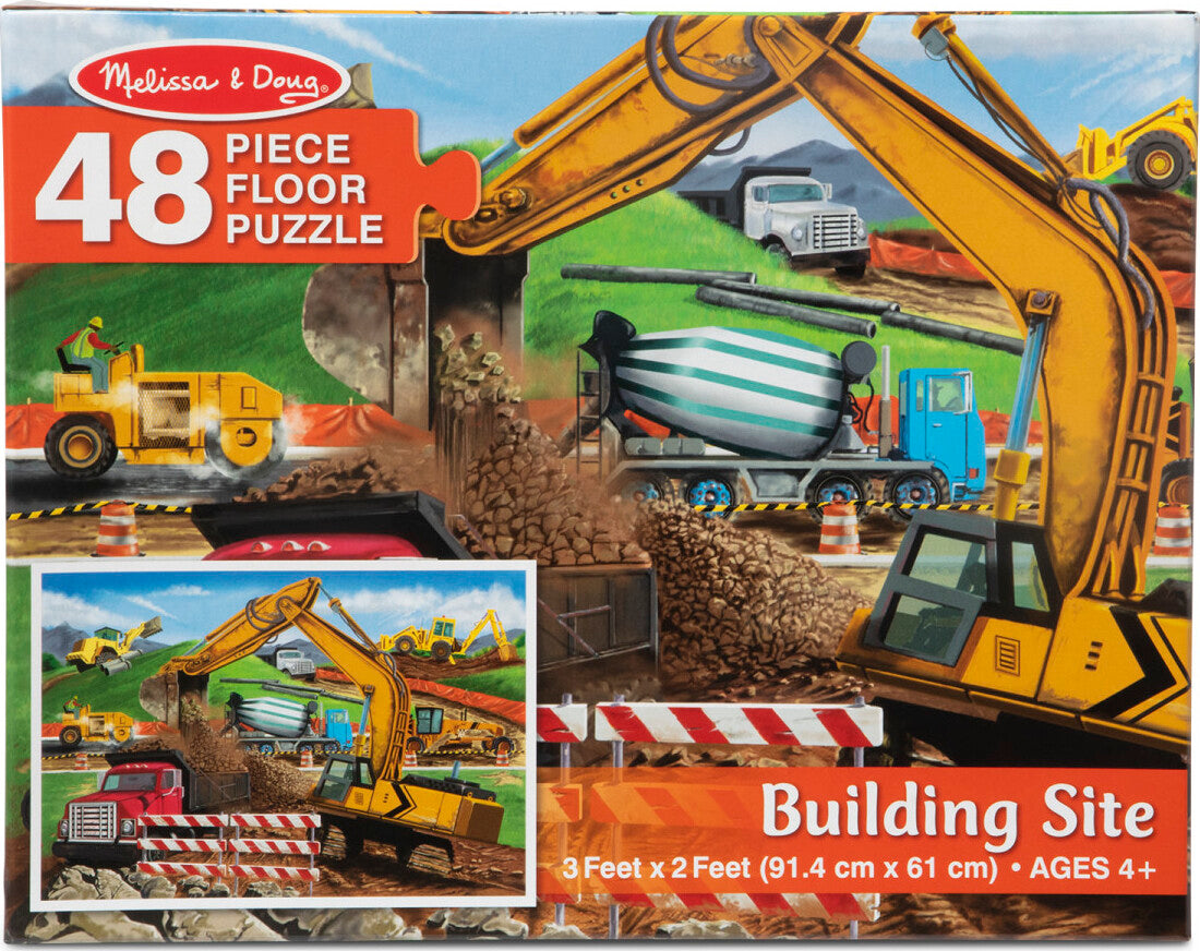 Building Site Floor Puzzle - 48 Pieces