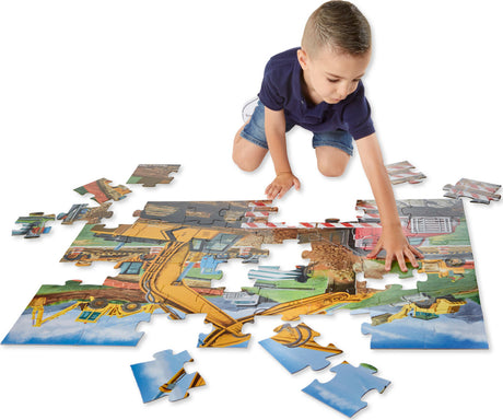 Building Site Floor Puzzle - 48 Pieces