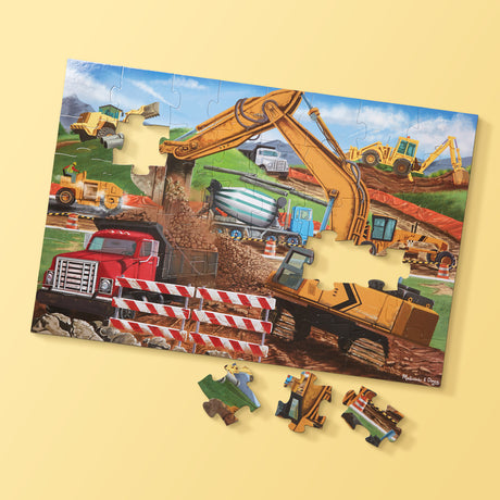 Building Site Floor Puzzle - 48 Pieces