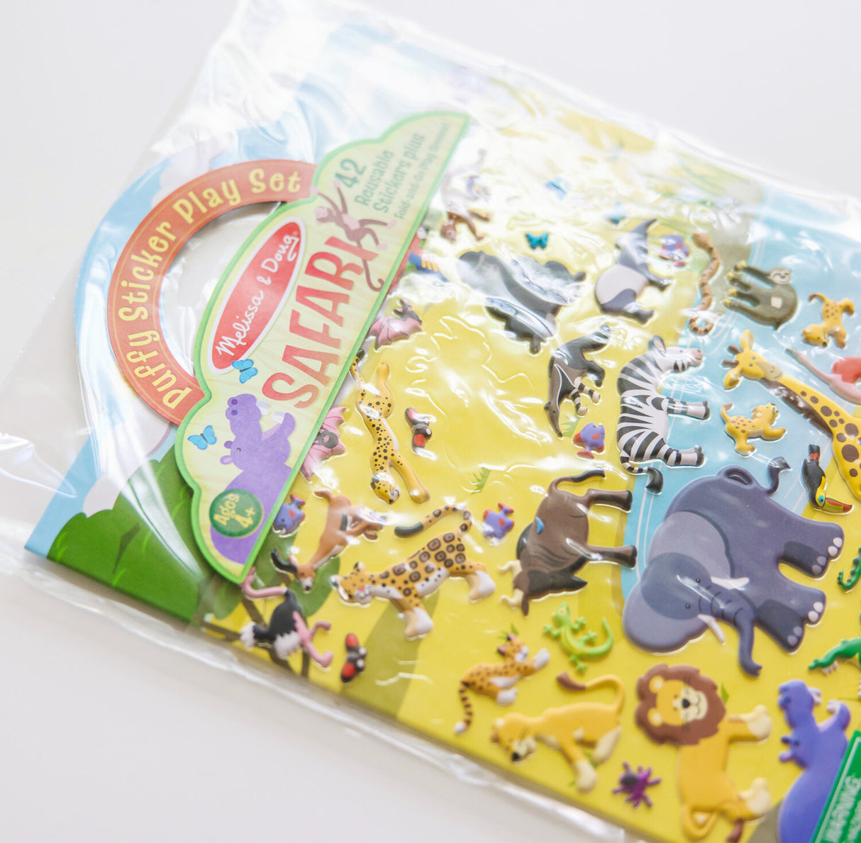 Puffy Sticker Play Set - Safari