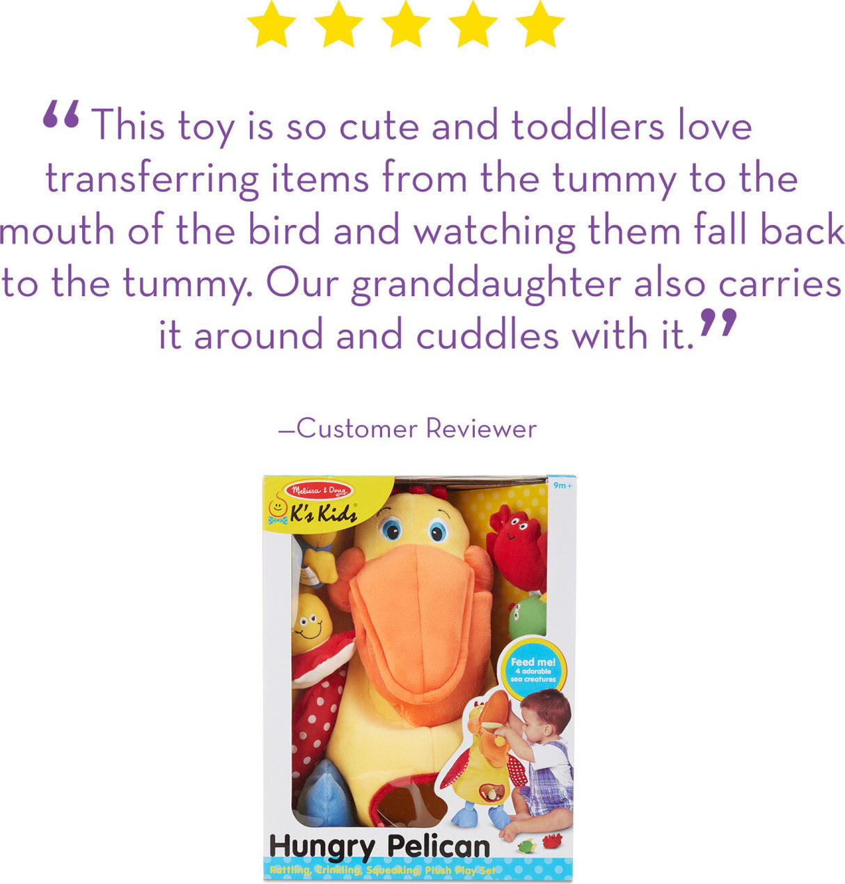 Hungry Pelican Learning Toy