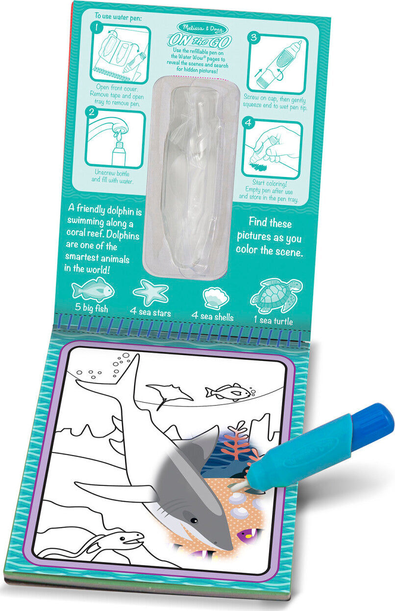 Water Wow! - Under The Sea Water Reveal Pad - On the Go Travel Activity