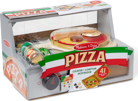 Top & Bake Pizza Counter - Wooden Play Food