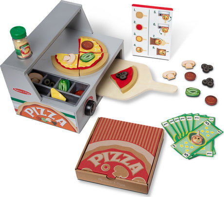 Top & Bake Pizza Counter - Wooden Play Food