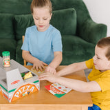 Top & Bake Pizza Counter - Wooden Play Food