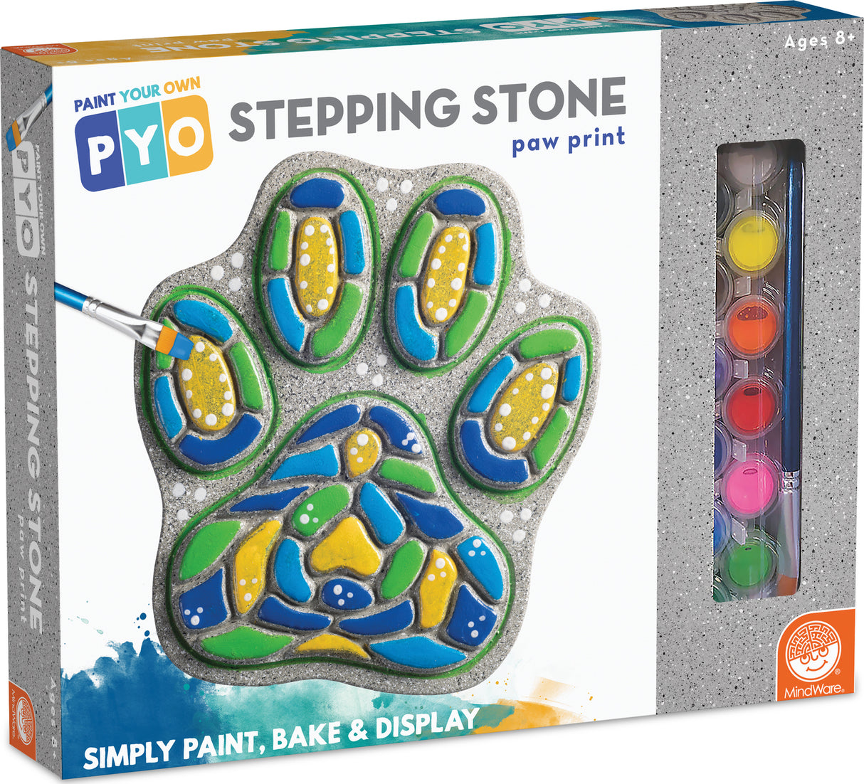 Paint Your Own Stepping Stone: Paw Print