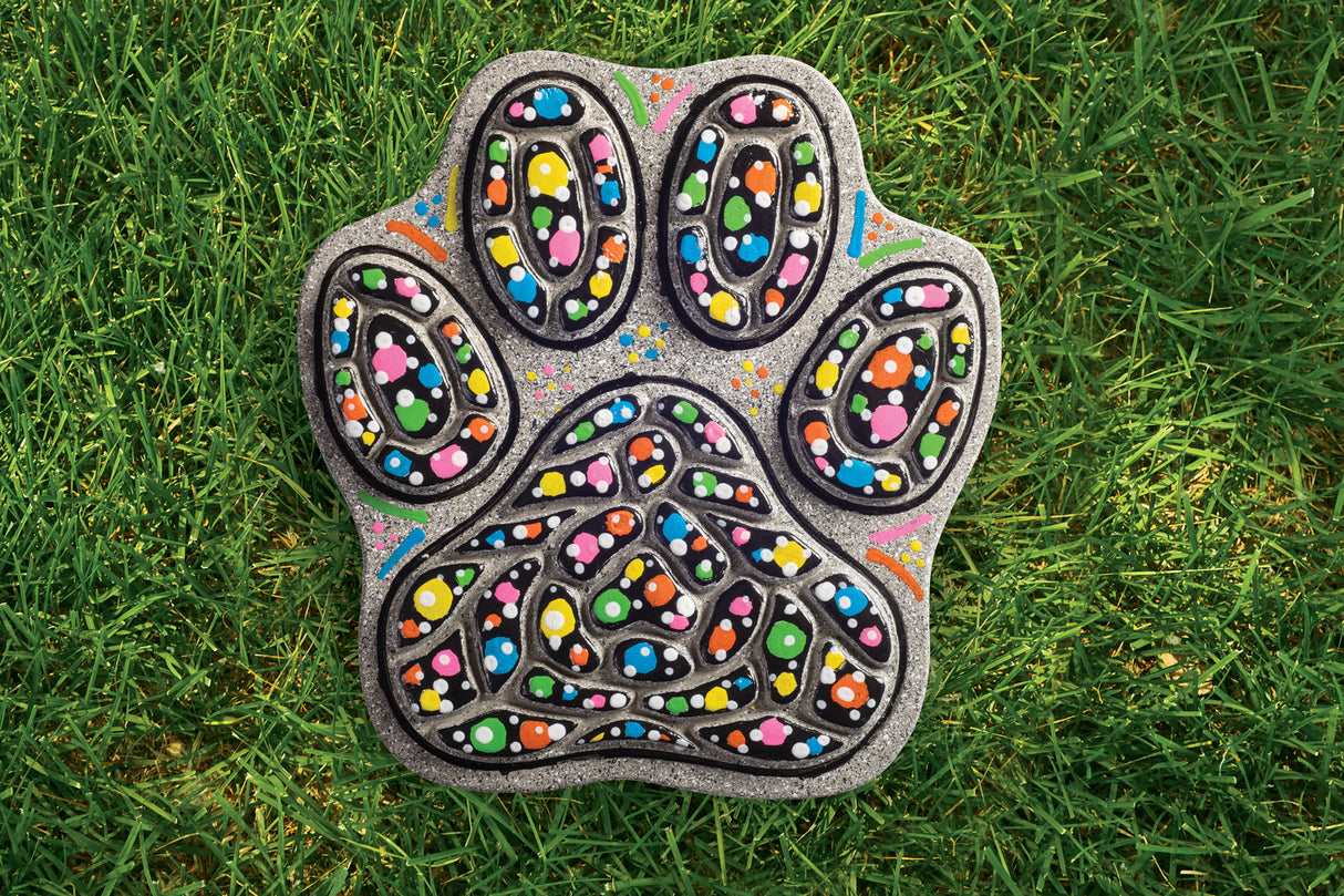 Paint Your Own Stepping Stone: Paw Print