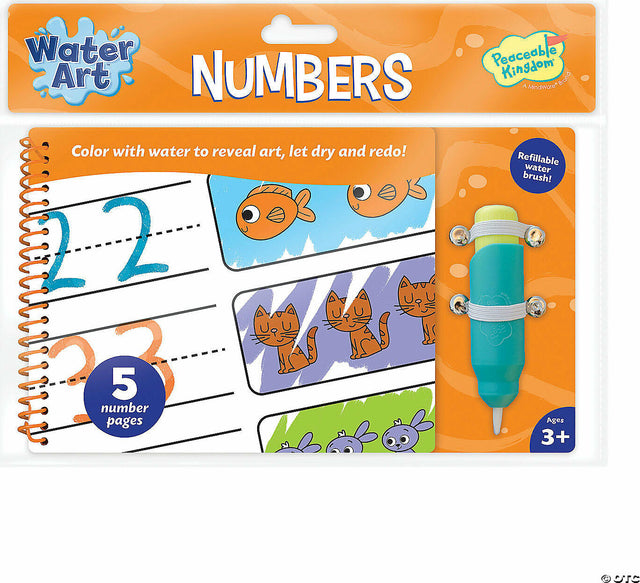 Water Art Book: Numbers