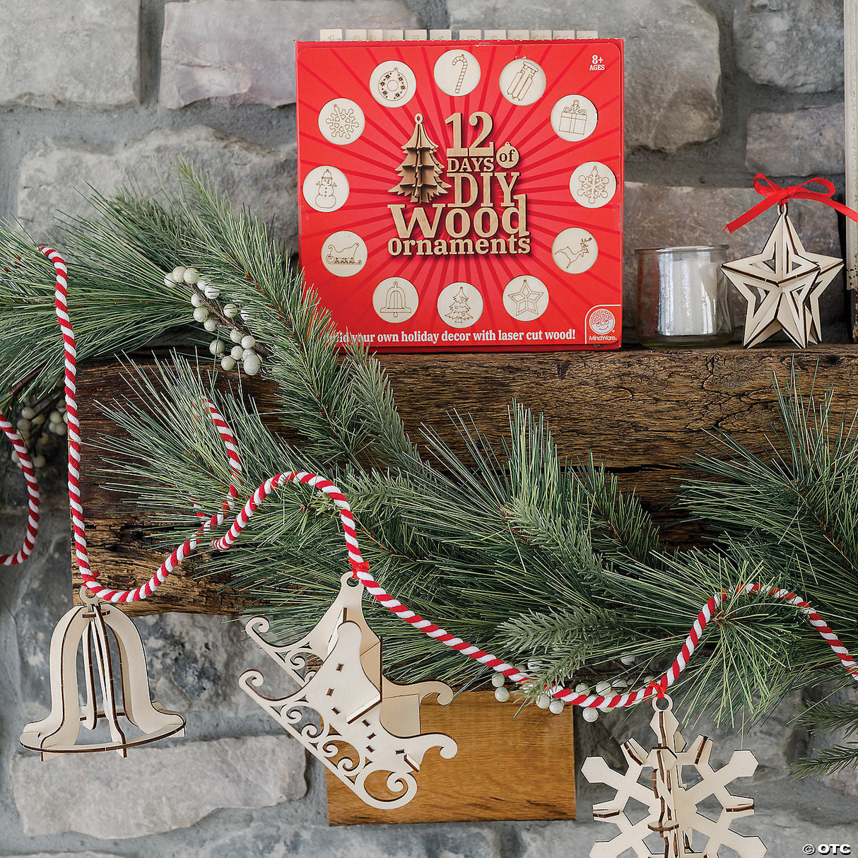 12 Days of DIY Wood Ornaments