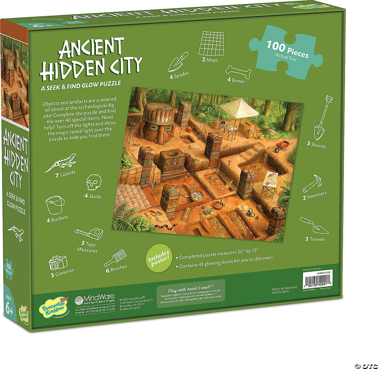 Ancient City Seek & Find Glow Puzzle