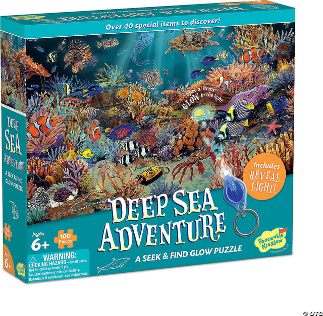 Deep Sea Adventure Seek & Find Glow Puzzle