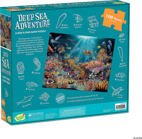 Deep Sea Adventure Seek & Find Glow Puzzle