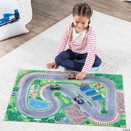 Puzzle and Play: Race Day Floor Puzzle