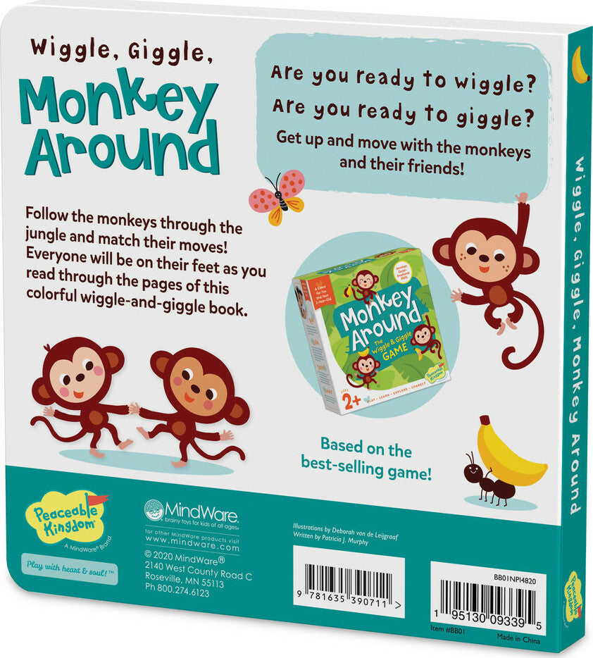 Wiggle, Giggle, Monkey Around! Board Book