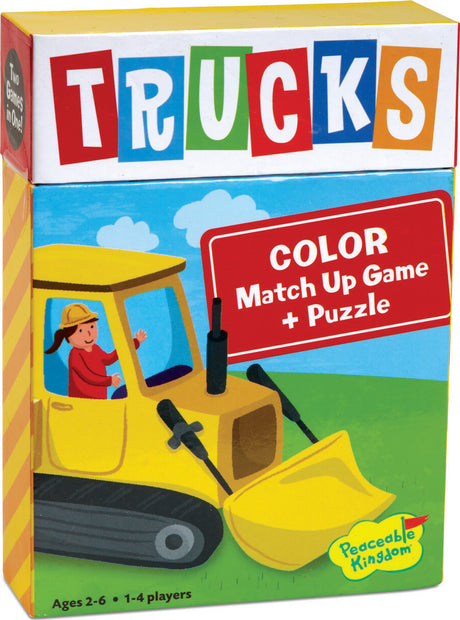 Trucks Color Match Up Game