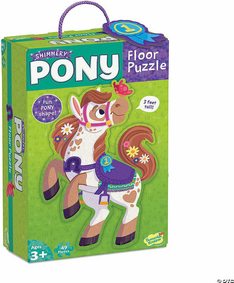 Shimmery Pony Floor Puzzle