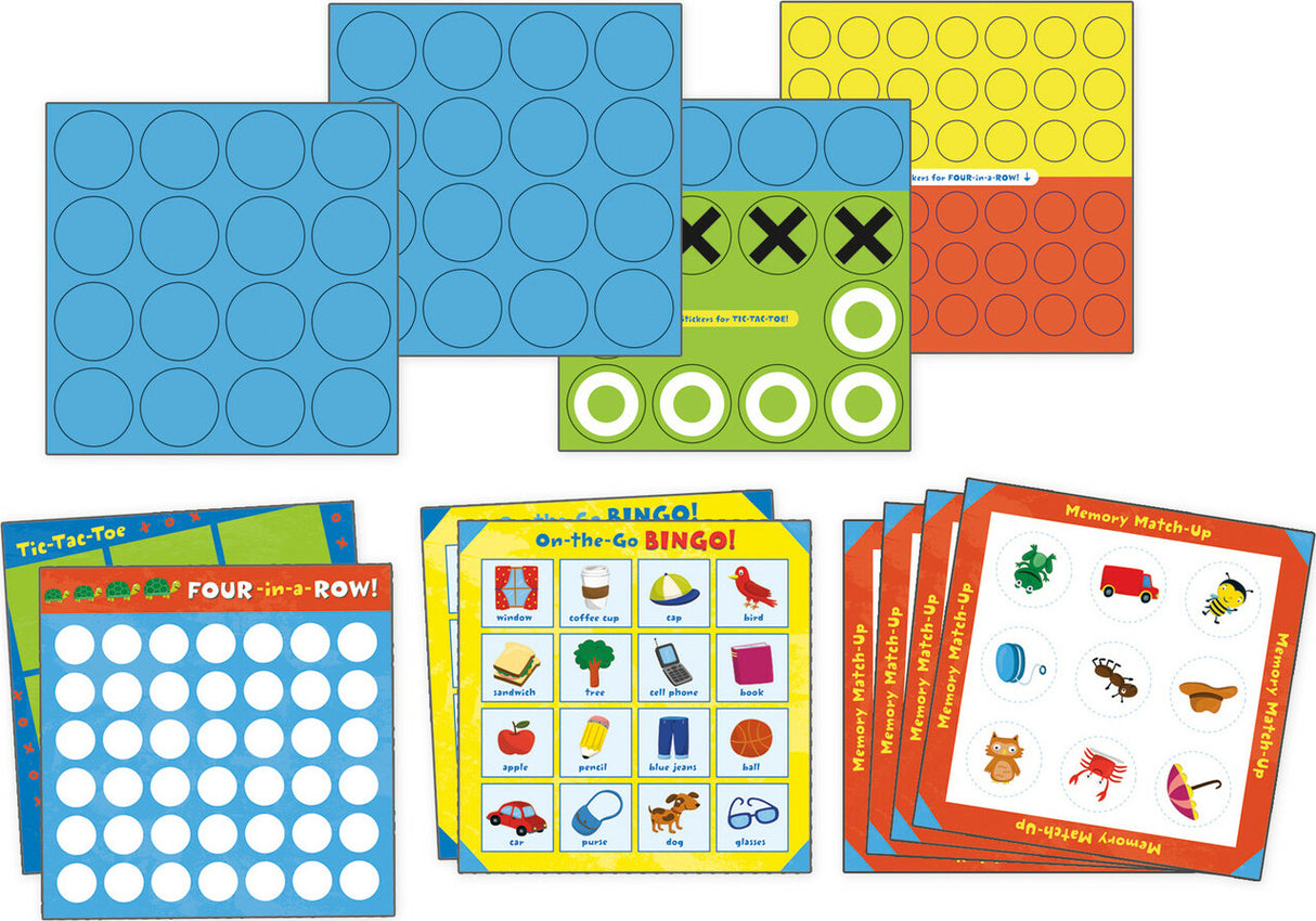 Take Along Games Reusable Sticker Tote