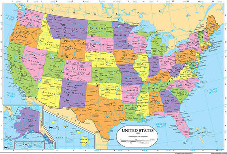 United States Map Placemat