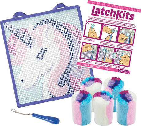 LatchKits™ Unicorn Latch Hook Kit