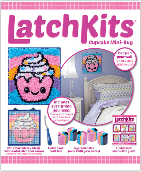 LatchKits® Cupcake Latch Hook Kit