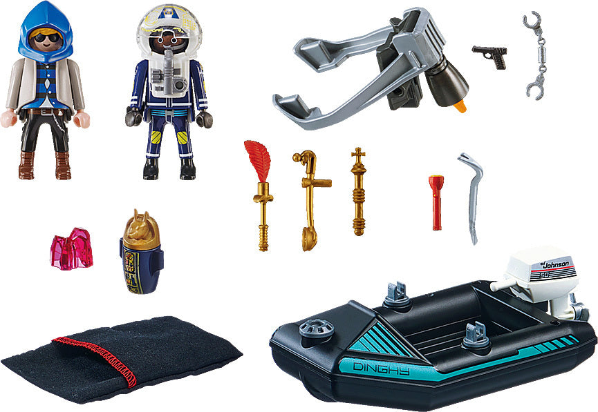 City Action Police Jetpack with Boat – Toys on the Square