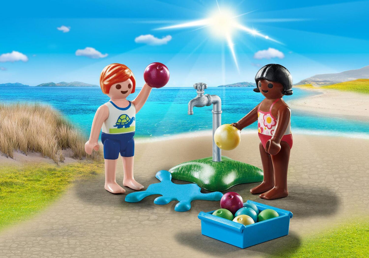 Playmobil Children with Water Balloons