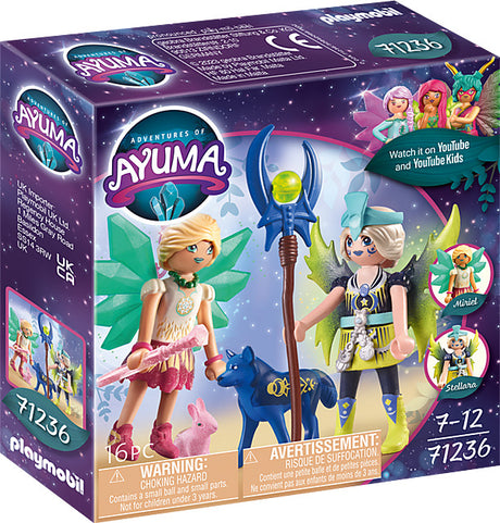 Playmobil Crystal and Moon Fairy with Soul Animals