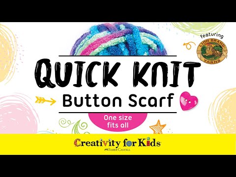 Learn to Knit Pocket Scarf