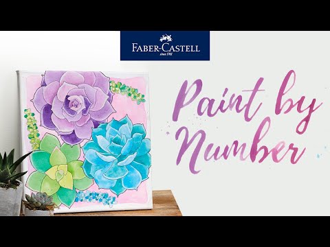 Watercolor Paint by Number - Coastal