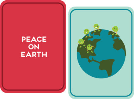 Peas On Earth Holiday Edition Rebus Puzzle Cards – Toys on the Square