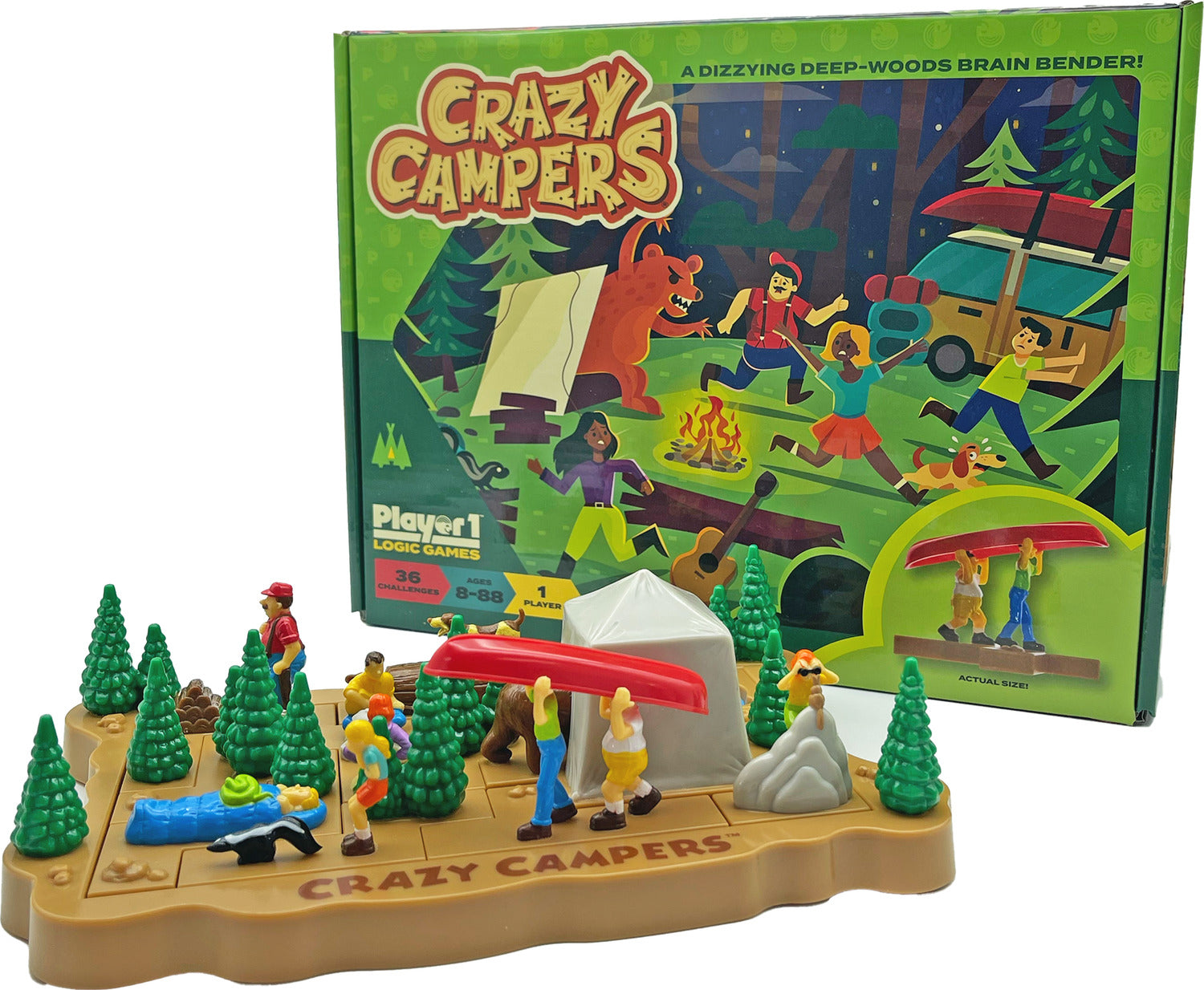 Crazy Campers Logic Game – Toys on the Square