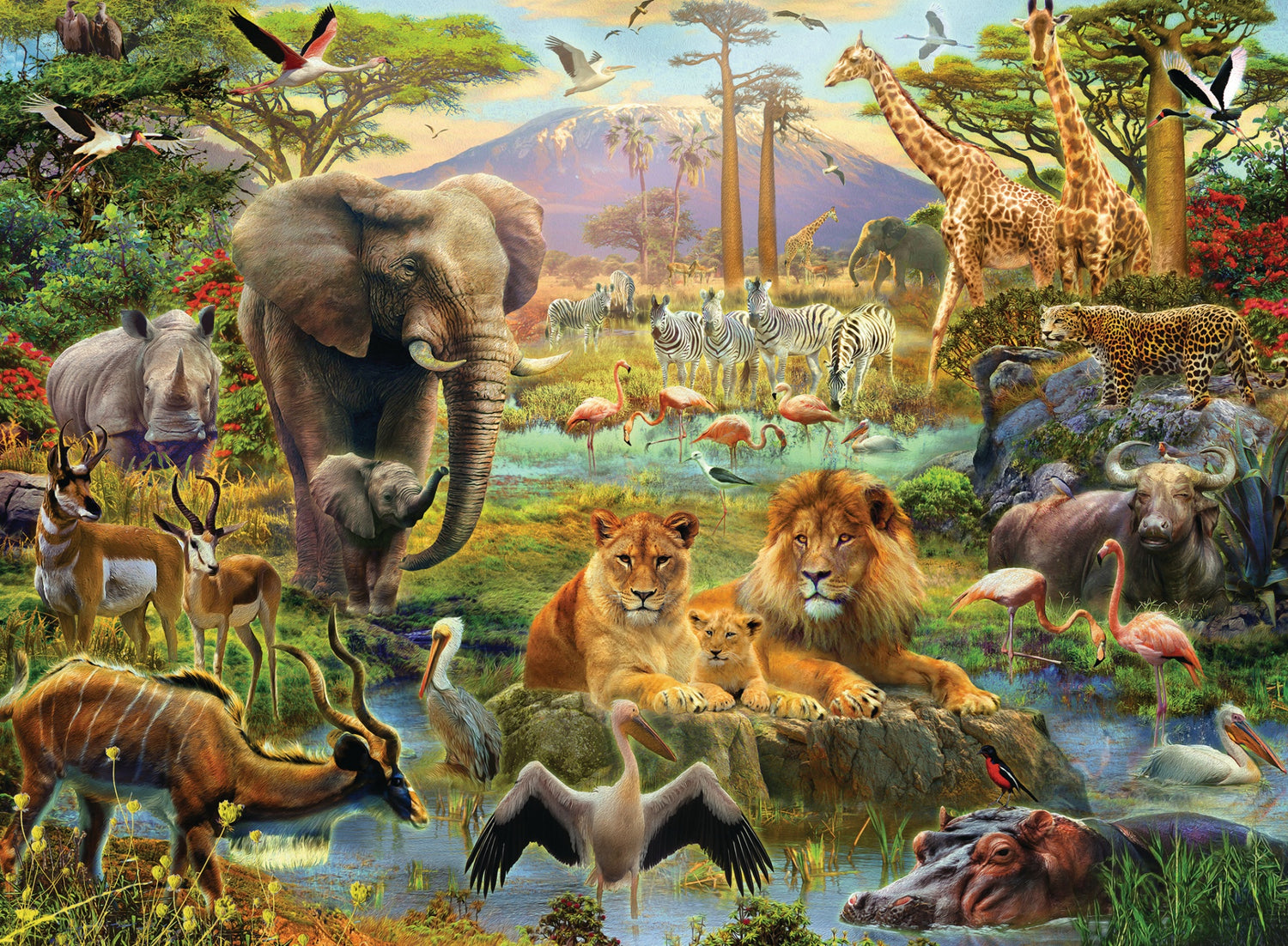 廃盤 ISABELL イザベル SAVANNA サバンナ 50ml オードトワレ Animals of the Savannah 200 pc Puzzle – Toys on the Square