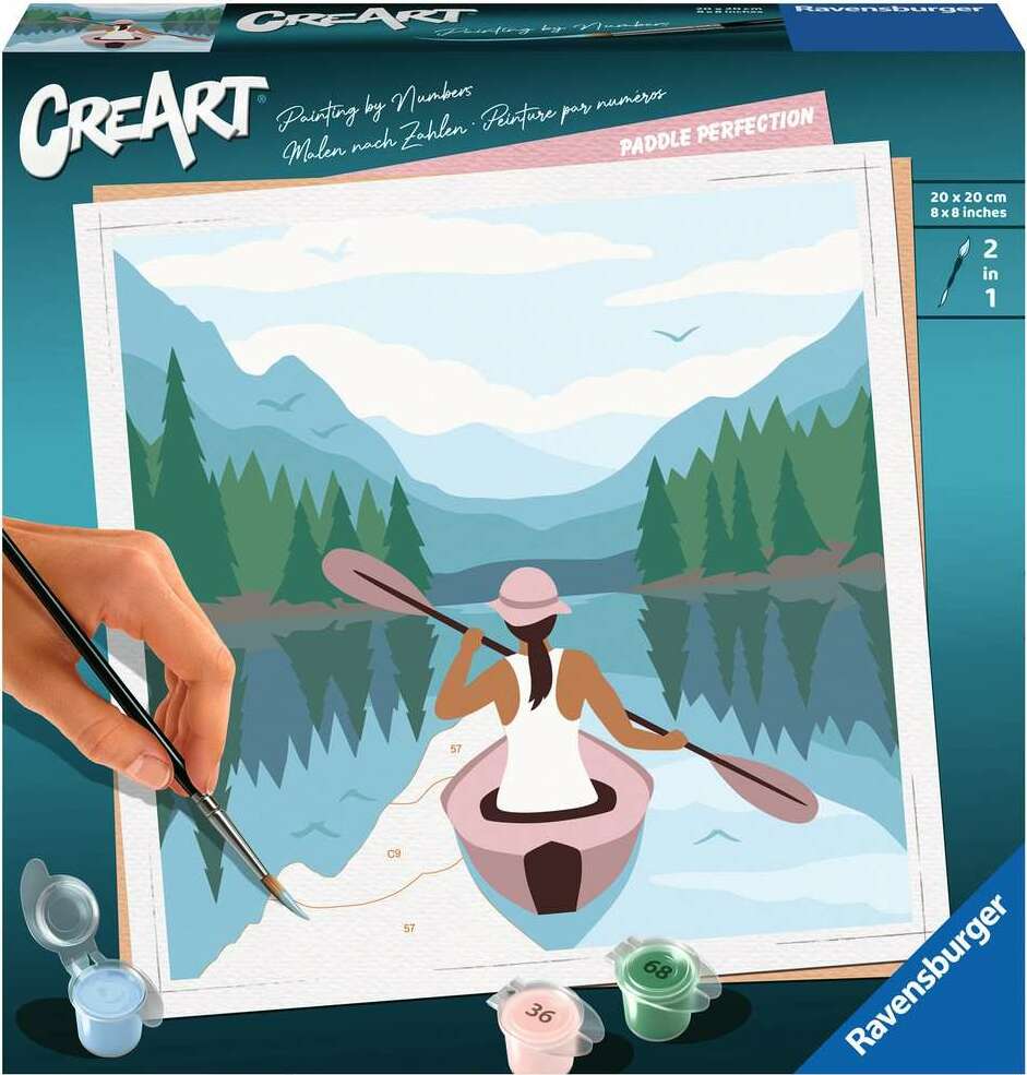 CreArt: Paint-By-Number - Paddle Perfection 8x8