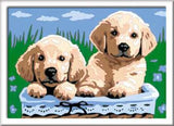 CreArt: Paint-By-Number Cute Puppies 5x7