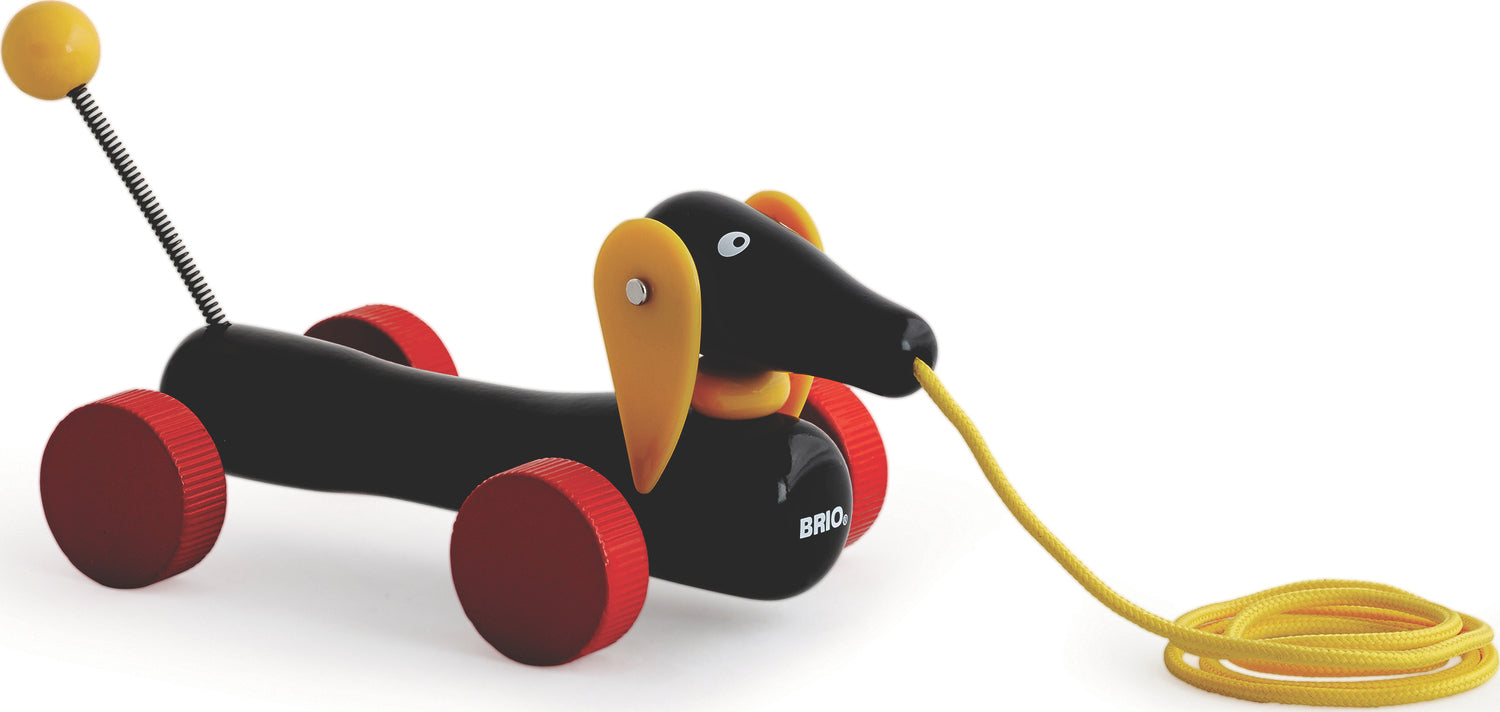 Brio Infant Pull Along Dachshund – Toys on the Square
