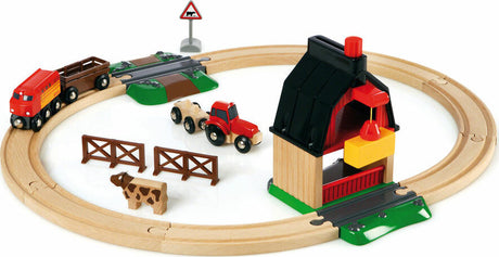 BRIO Farm Railway Set