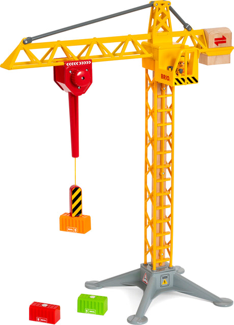 BRIO Light Up Construction Crane (Accessory)