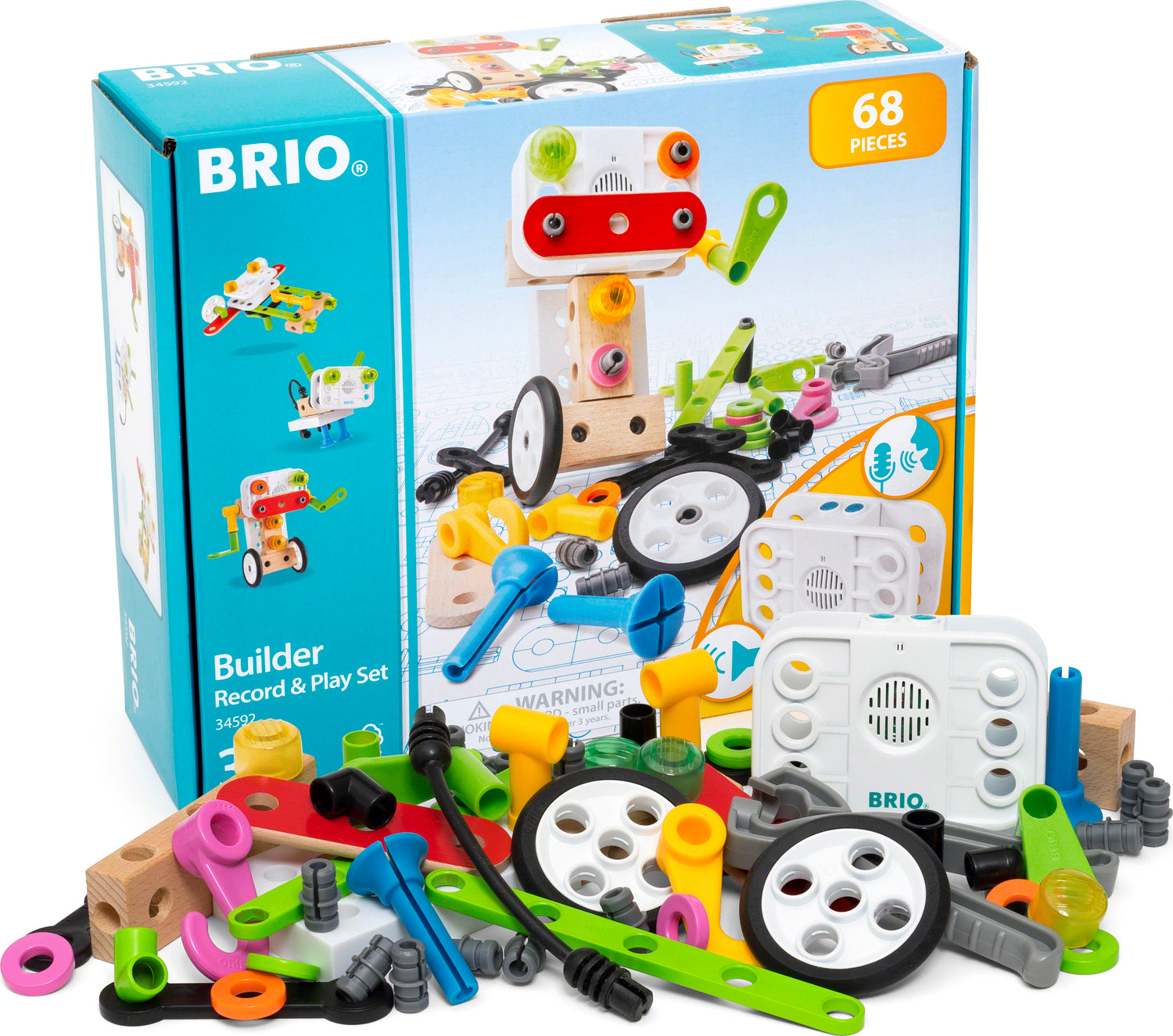 BRIO builder system 大量セット Builder Record & Play Set – Toys on the Square