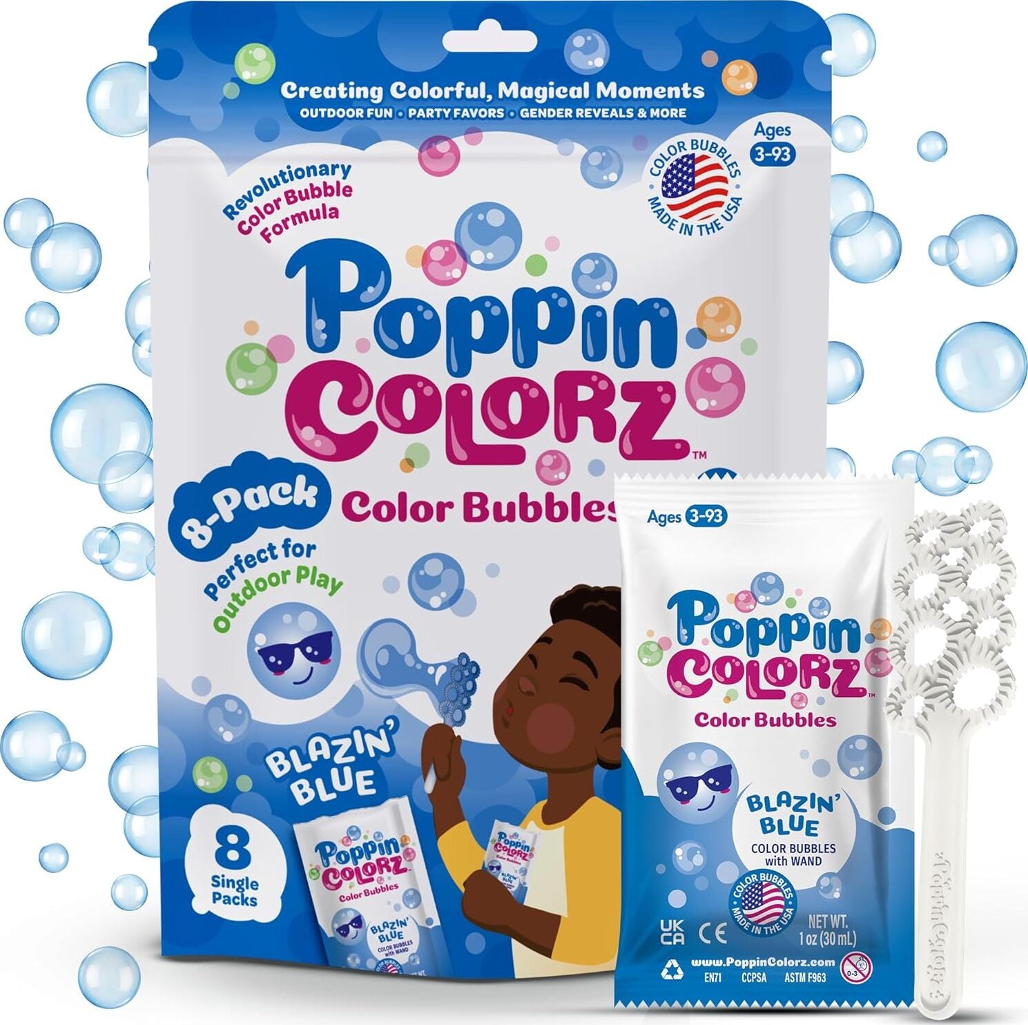 PoppinColorz Blazin' Blue Party Packs – Toys on the Square