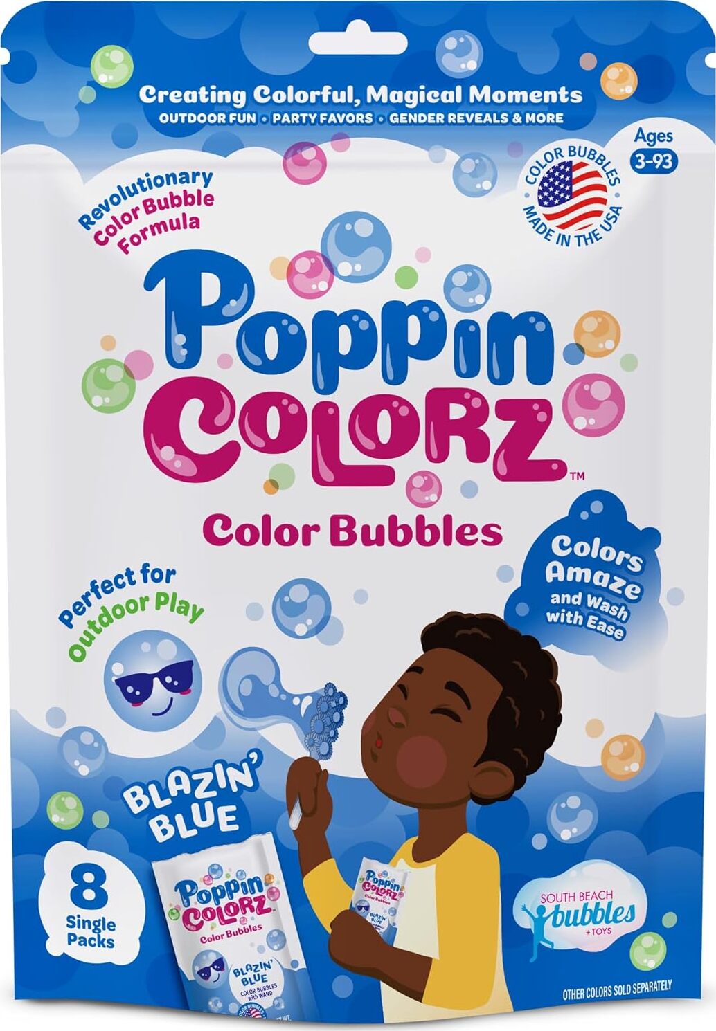 PoppinColorz Blazin' Blue Party Pack