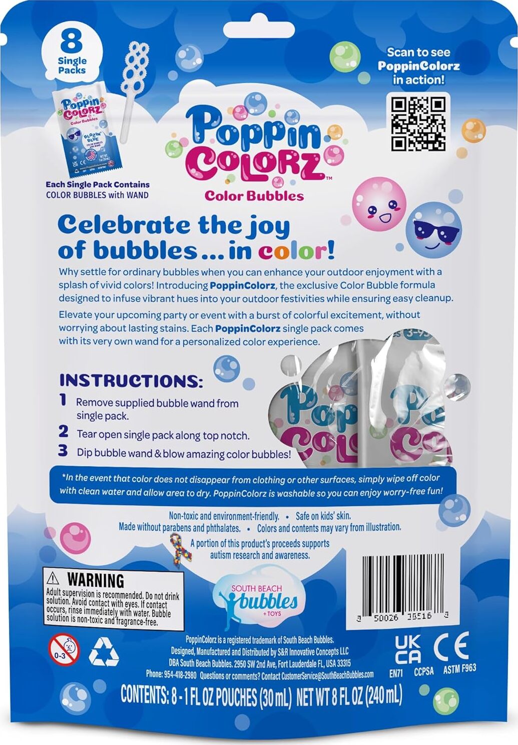 PoppinColorz Blazin' Blue Party Packs – Toys on the Square