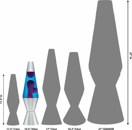 14.5'' LAVA® Lamp Purple/Blue/Silver