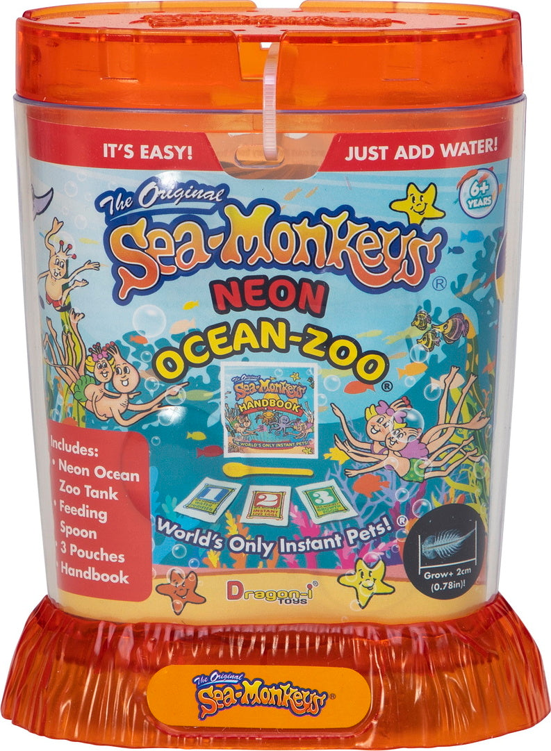 SEA-MONKEY OCEAN ZOO 6PCS NEON – Toys on the Square