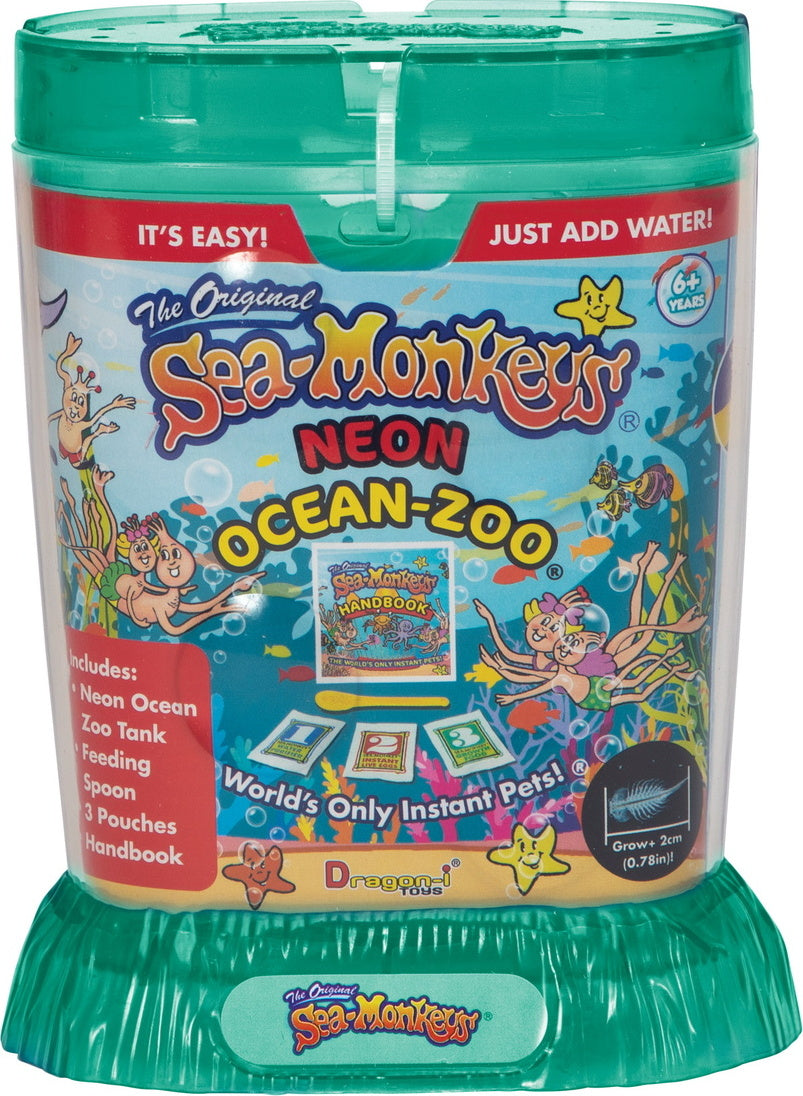 SEA-MONKEY OCEAN ZOO 6PCS NEON – Toys on the Square