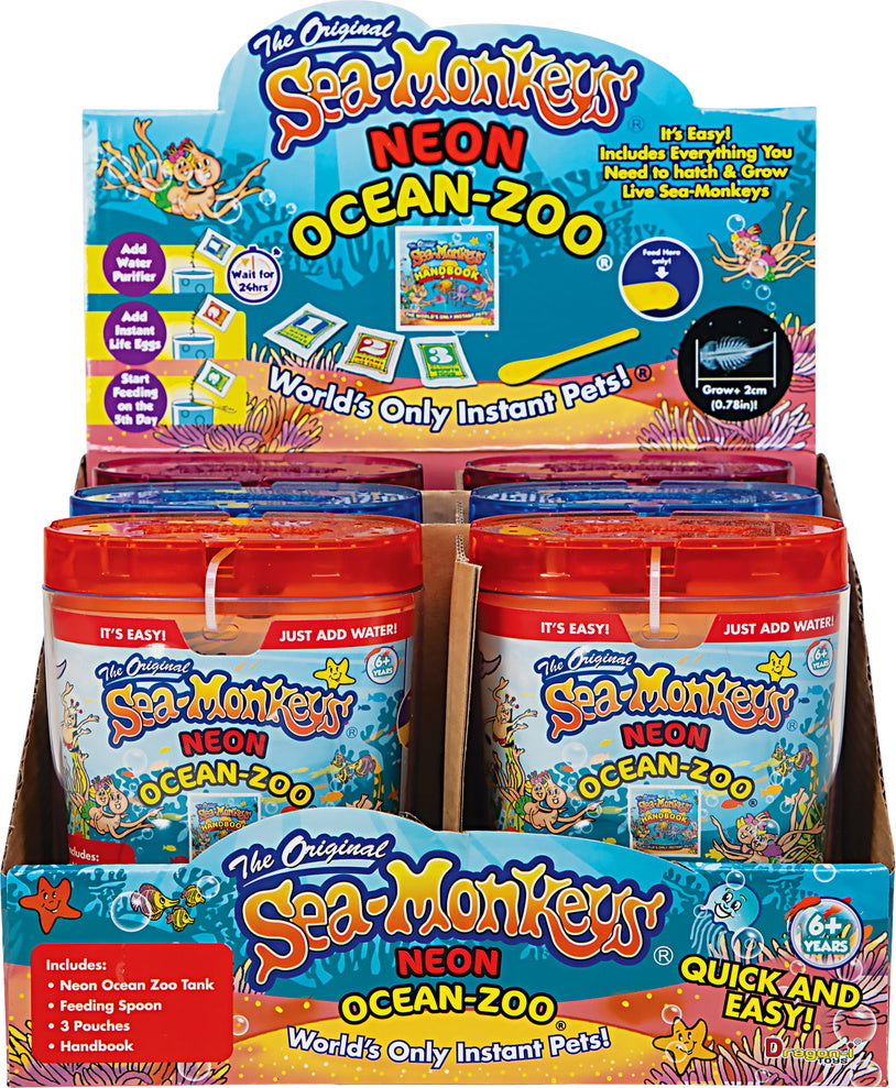 海の動物園　Sea Monkeys ブルーセットシーモンキー誕生キット 6個 海の動物園 Sea Monkeys ブルーセットシーモンキー誕生キット 6