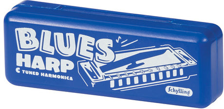 Blues Harmonica In Plastic Cas