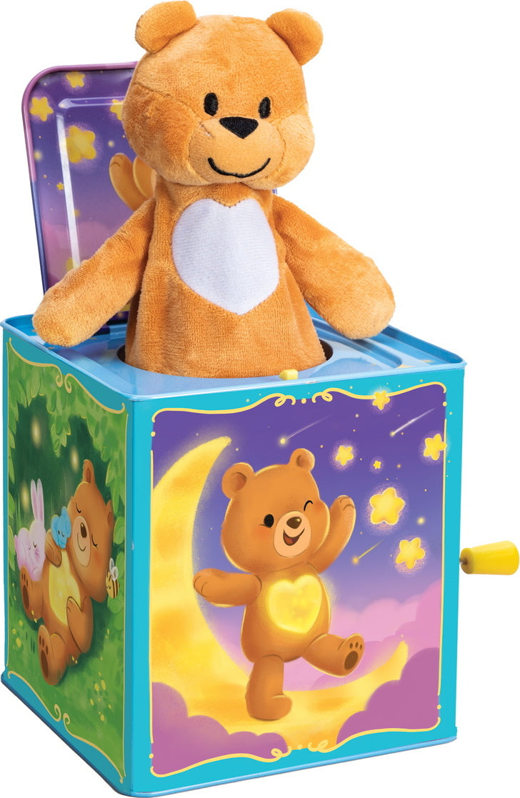 ジュンプランニング JACK IN THE BOX Teddy Bear Pop N Glow Jack in the Box – Toys on the Square