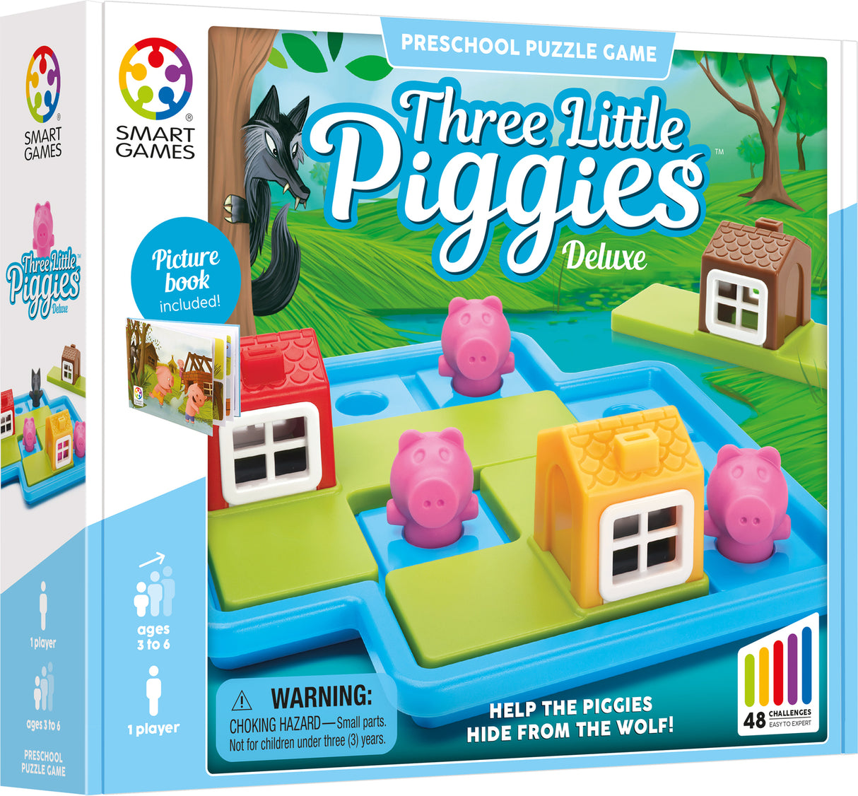 Three Little Piggies – Deluxe Preschool Logic Game (SmartGames)