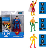 DC Comics, 4-Inch SUPERMAN Action Figure with 3 Mystery Accessories, Adventure 1